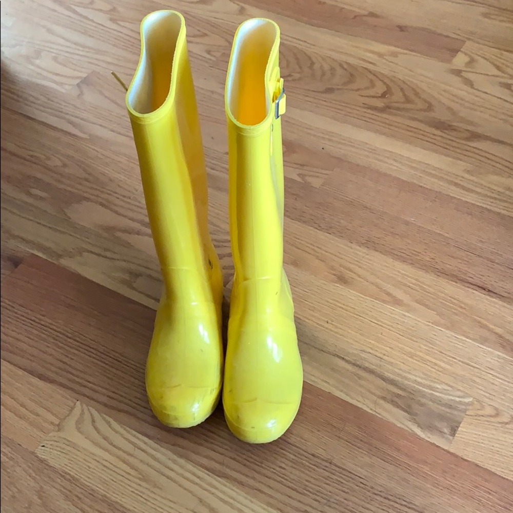 BAMBOO Yellow Rain boots